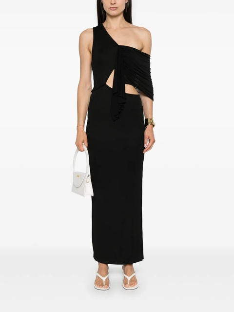 Christopher Esber draped halterneck maxi dress - Black - zdjęcie produktu nr 2