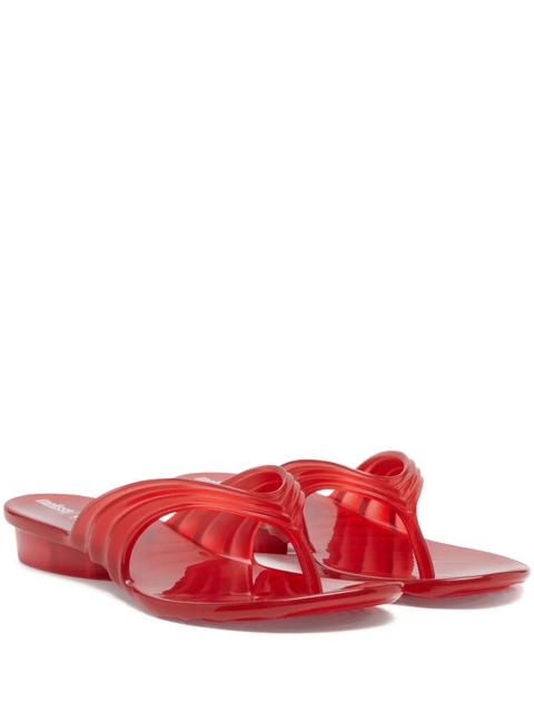 Diesel x Melissa pleated thong sandals - Red - zdjęcie produktu nr 1