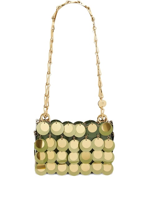 Rabanne nano Sparkle shoulder bag - Green - zdjęcie produktu nr 1