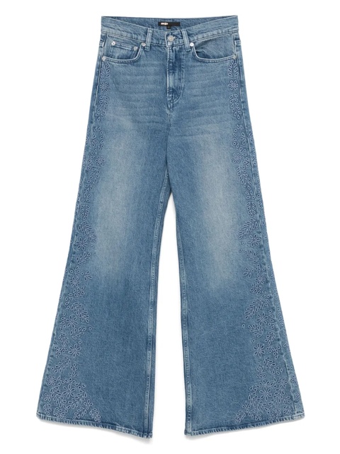Maje embroidered jeans - Blue - zdjęcie produktu nr 1