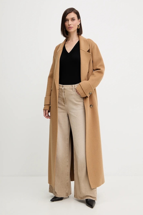 Twinset sweter damski kolor czarny lekki 252TP3154 - zdjęcie produktu nr 2