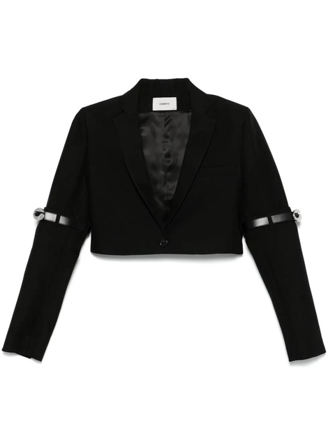 Coperni hybrid cropped blazer - Black - zdjęcie produktu nr 1