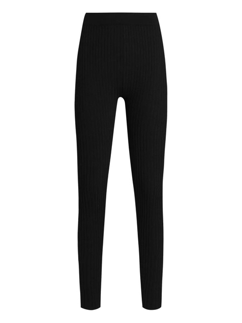 Dolce & Gabbana ribbed-knit leggings - Black - zdjęcie produktu nr 1
