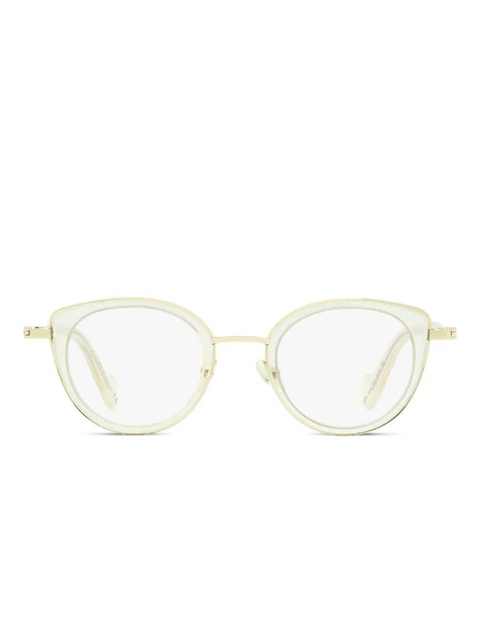 Moncler Eyewear cat eye glasses - Gold - zdjęcie produktu nr 1
