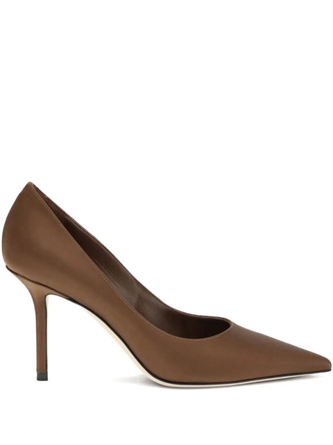 Jimmy Choo 85mm Love pointed pumps - Brown - zdjęcie produktu nr 1