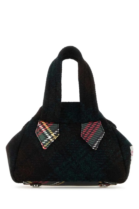 Vivienne Westwood Yasmine embroidered fabric mini tote bag - Black - zdjęcie produktu nr 2