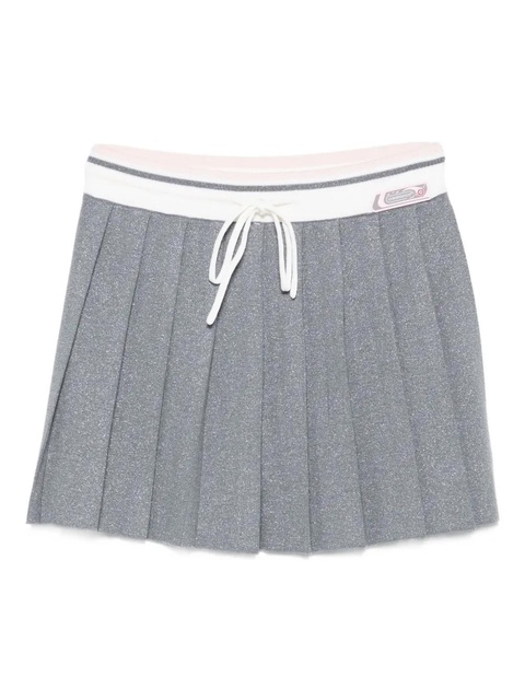 Casablanca pleated drawstring skirt - Silver - zdjęcie produktu nr 1
