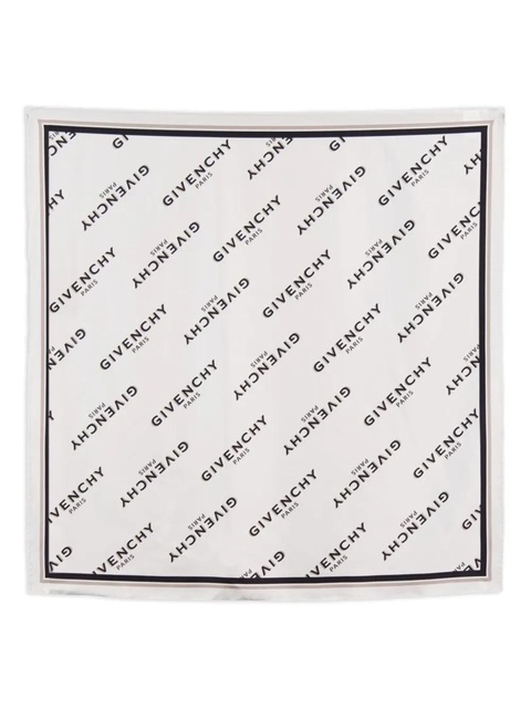 Givenchy Shadow logo-printed scarf - White - zdjęcie produktu nr 1