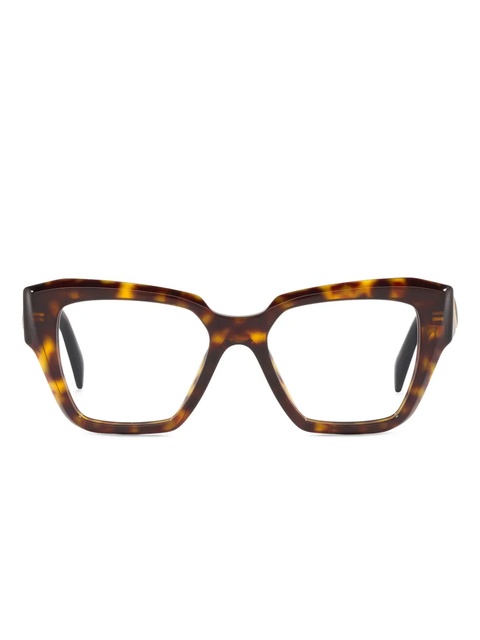 Prada Eyewear square-frame glasses - Brown - zdjęcie produktu nr 1