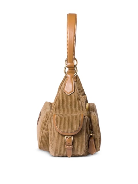 Miu Miu corduroy shoulder bag - Brown - zdjęcie produktu nr 2