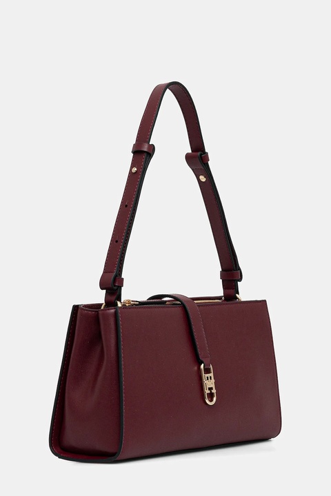 Tommy Hilfiger torebka kolor bordowy AW0AW17718 - zdjęcie produktu nr 2