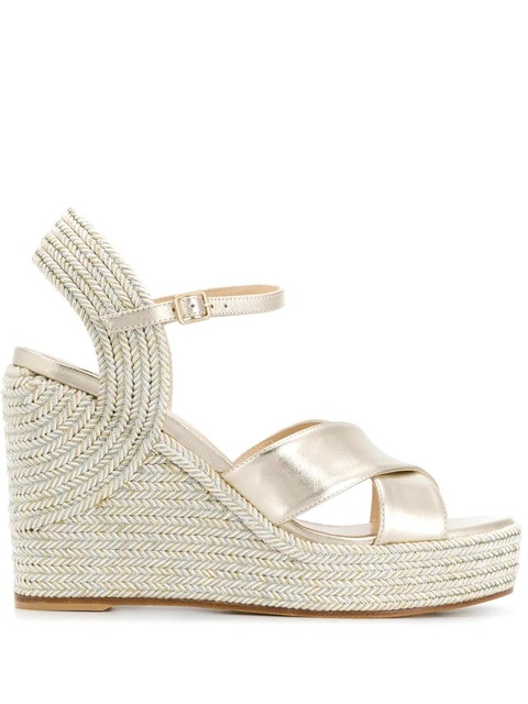 Jimmy Choo Dellena 100mm espadrilles - Gold - zdjęcie produktu nr 1