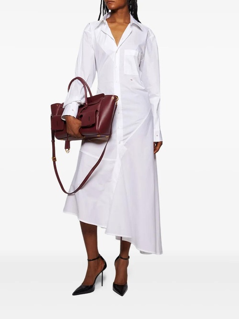Victoria Beckham panelled asymmetrical shirt dress - White - zdjęcie produktu nr 2