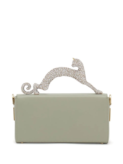 Lanvin Pencil Cat mini bag - Green - zdjęcie produktu nr 2