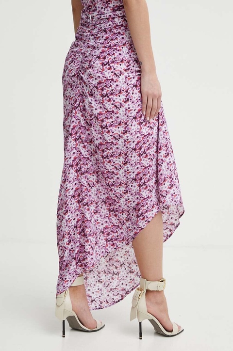 IRO spódnica z domieszką jedwabiu midi prosta - zdjęcie produktu nr 2