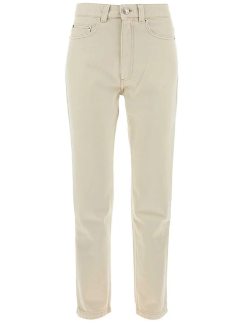 AMI Paris logo patch jeans - Neutrals - zdjęcie produktu nr 1