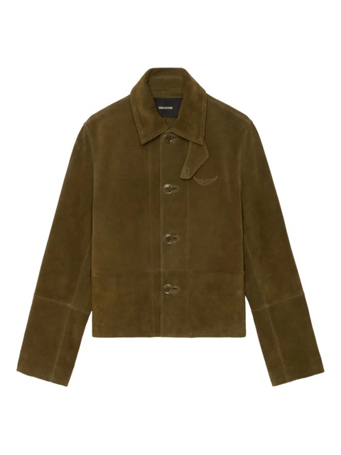 Zadig&Voltaire Lessa button suede jacket - Green - zdjęcie produktu nr 1