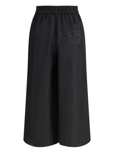 LOEWE x Paula Ibiza's cropped trousers - Black - zdjęcie produktu nr 2