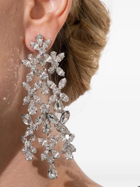 Jennifer Behr crystal felicity earrings - Silver - zdjęcie produktu nr 1