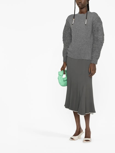 Jil Sander crew-neck jumper - Grey - zdjęcie produktu nr 2