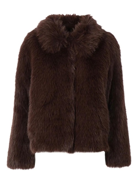 Weekend Max Mara faux-fur collared jacket - Brown - zdjęcie produktu nr 1