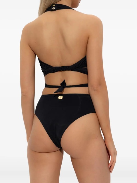 Balmain wrap-effect halter bikini - Black - zdjęcie produktu nr 2
