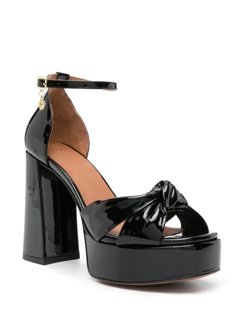 Maje 115mm leather platform sandals - Black - zdjęcie produktu nr 1