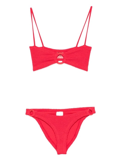 Hunza G Misty hoop-detail bikini - Red - zdjęcie produktu nr 1