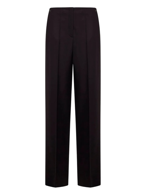 FENDI pleated-front wool trousers - Purple - zdjęcie produktu nr 1