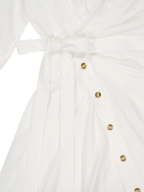 ZIMMERMANN balloon-sleeve tie mini dress - White - zdjęcie produktu nr 2