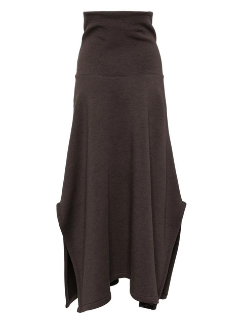 LEMAIRE high-rise A-line skirt - Brown - zdjęcie produktu nr 2