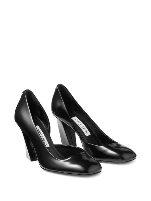Jimmy Choo 85mm Farren leather pumps - Black - zdjęcie produktu nr 2