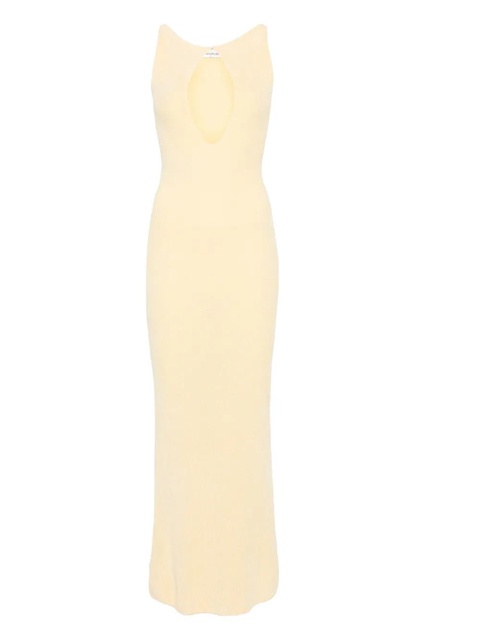 Aya Muse ribbed-knit maxi dress - Yellow - zdjęcie produktu nr 1