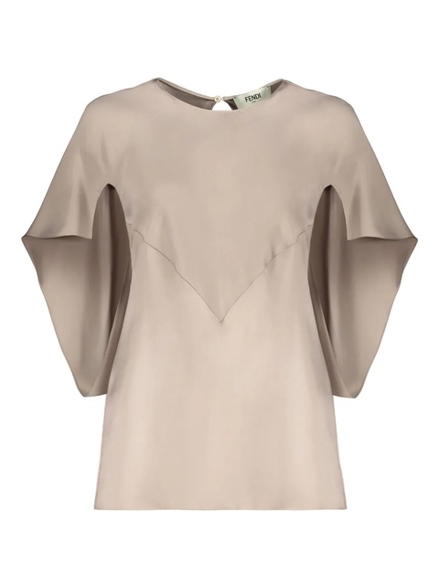 FENDI silk blouse - Neutrals - zdjęcie produktu nr 1