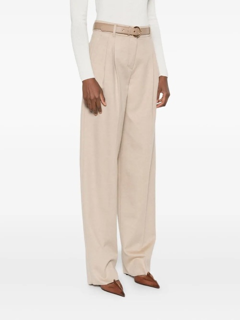 Max Mara pleated belted trousers - Neutrals - zdjęcie produktu nr 2