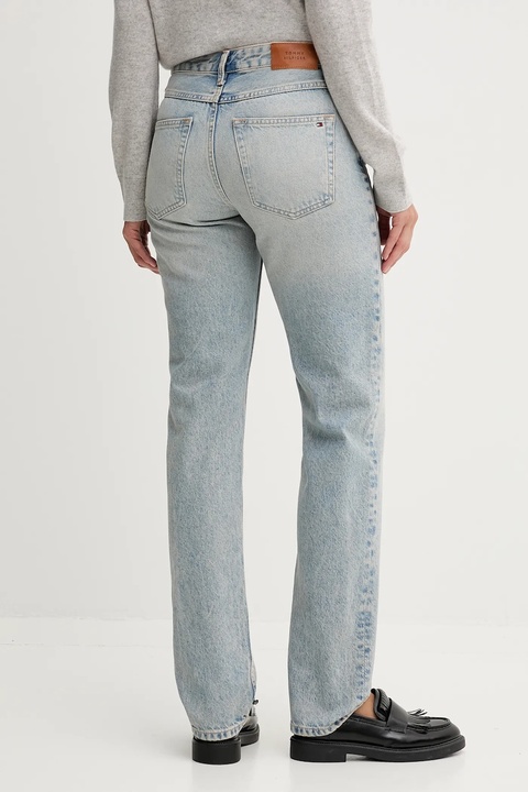 Tommy Hilfiger jeansy damskie high waist WW0WW46727 - zdjęcie produktu nr 2