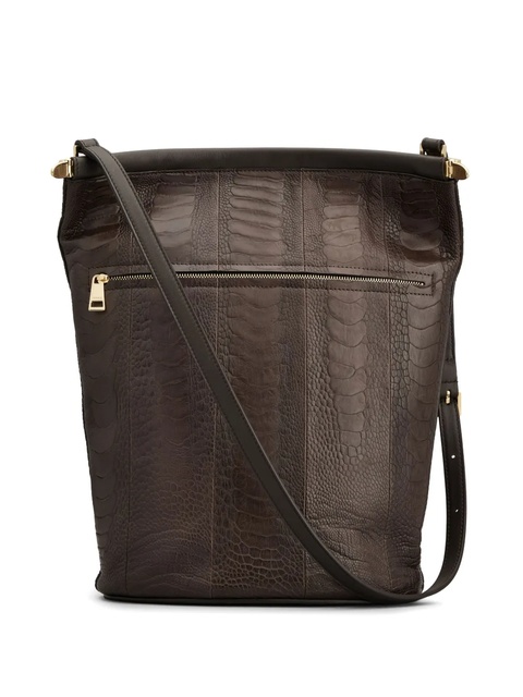 Tod's leather bucket bag - Brown - zdjęcie produktu nr 2