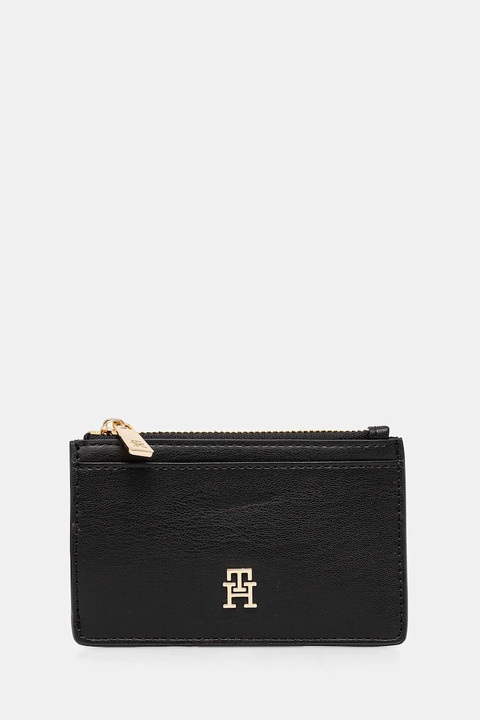 Tommy Hilfiger portfel damski kolor czarny AW0AW17735 - zdjęcie produktu nr 1