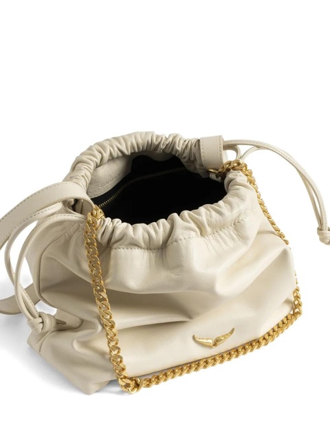 Zadig&Voltaire chain-embellished drawstring bag - Neutrals - zdjęcie produktu nr 2