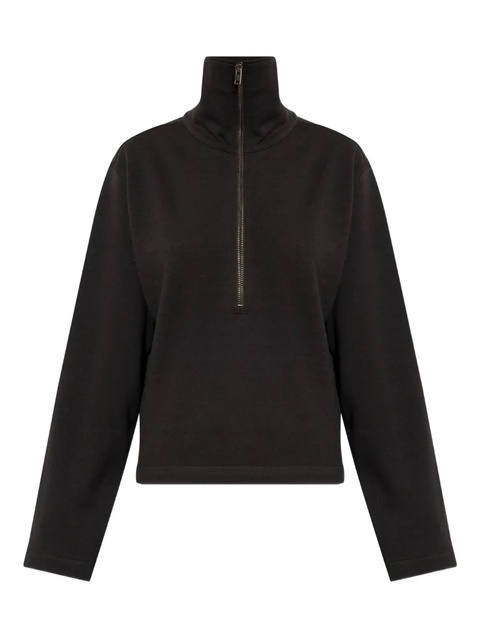 LEMAIRE high-neck zip-up sweatshirt - Black - zdjęcie produktu nr 1