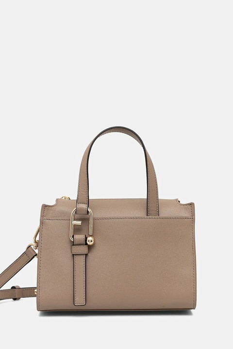 Furla torebka skórzana kolor brązowy WB01337.BX2045.1257S - zdjęcie produktu nr 1