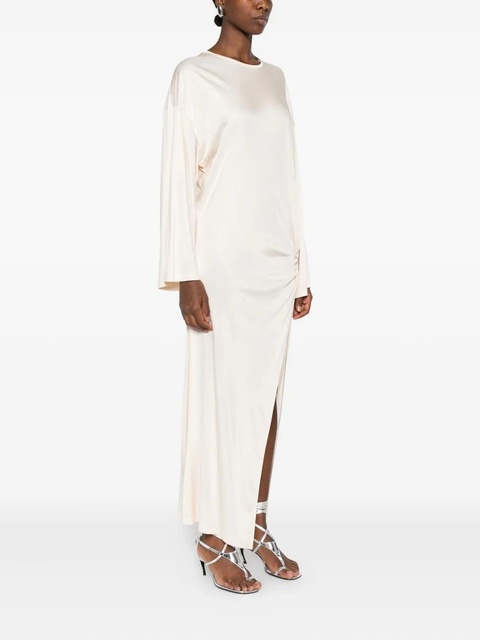 The Attico knot-detail midi dress - Neutrals - zdjęcie produktu nr 2