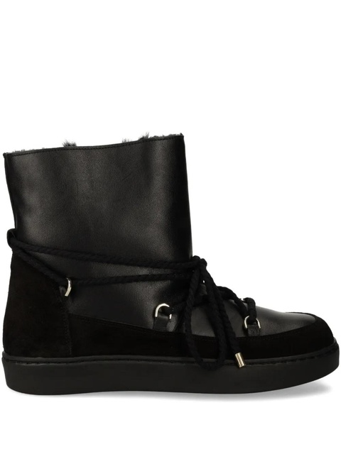 ALOHAS lace-up leather snow boots - Black - zdjęcie produktu nr 1