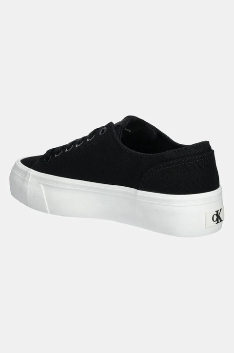 Calvin Klein Jeans tenisówki VULC FLATFORM LOW CV MG damskie kolor czarny YW0YW01763 - zdjęcie produktu nr 2