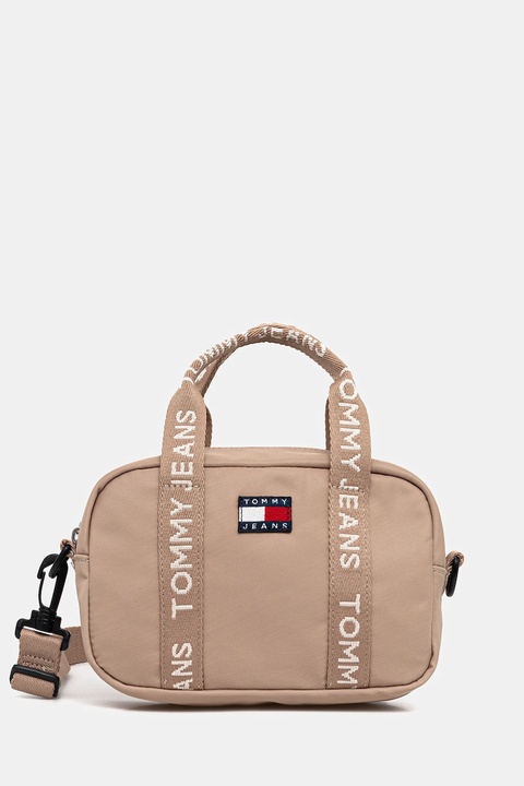 Tommy Jeans torebka kolor beżowy AW0AW17889 - zdjęcie produktu nr 1