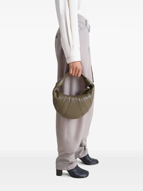 LEMAIRE Mini Fortune Croissant knotted shoulder bag - Green - zdjęcie produktu nr 2