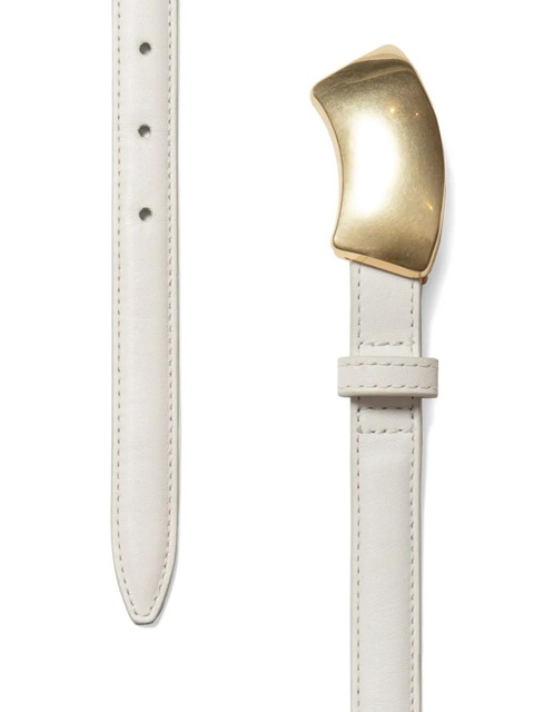 3.1 Phillip Lim ID leather belt - White - zdjęcie produktu nr 1
