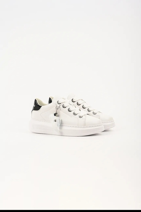 Karl Lagerfeld sneakersy skórzane KAPRI damskie kolor biały KL62519 - zdjęcie produktu nr 2