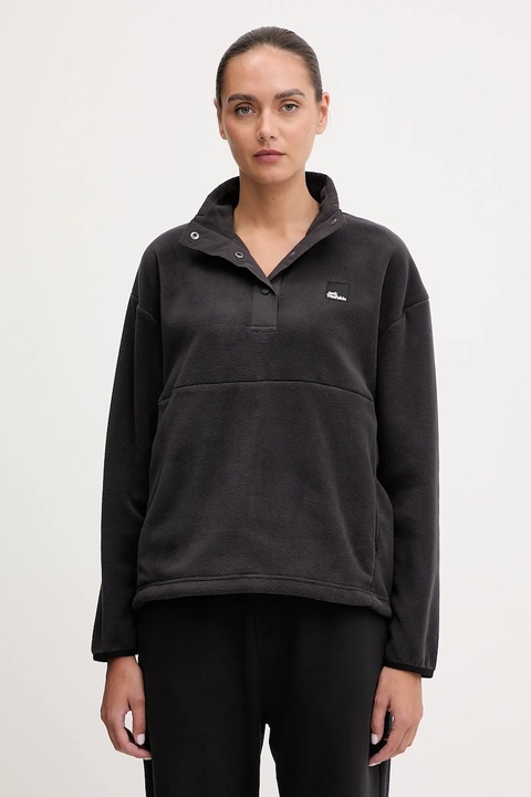 Jack Wolfskin bluza polarowa Sumetro damska kolor czarny gładka A64110 - zdjęcie produktu nr 1
