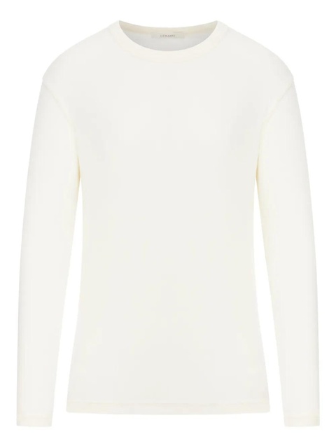 LEMAIRE long-sleeve cotton top - Neutrals - zdjęcie produktu nr 1